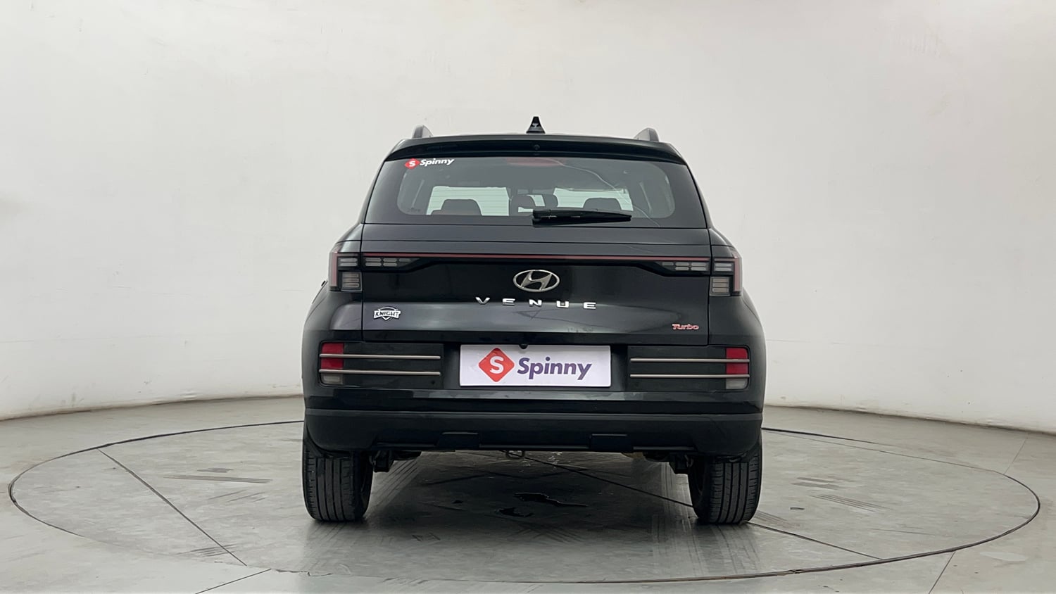 Used 2023 Hyundai Venue SX(O) 1.0 Turbo DCT Knight Edition Petrol Automatic exterior BACK VIEW