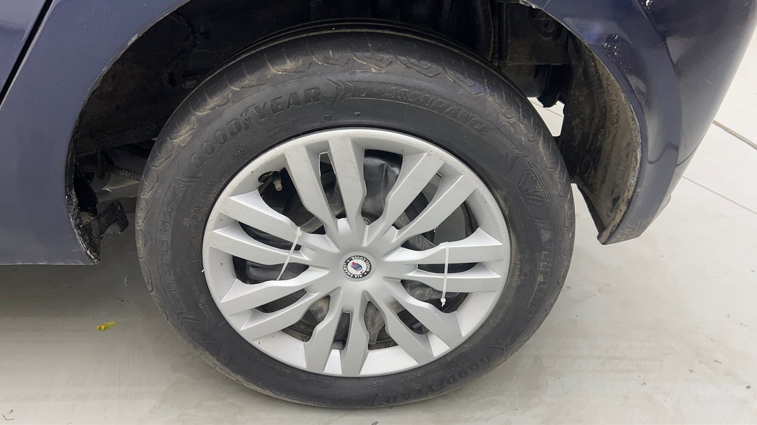 Used 2021 Tata Tiago XZ CNG( Outside Fitted ) Cng Manual tyres LEFT REAR TYRE RIM VIEW