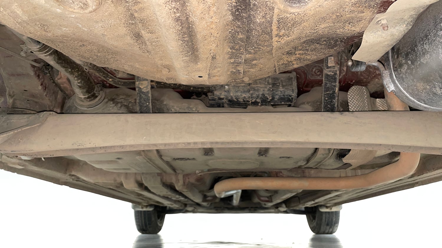 Used 2015 Hyundai Elite i20 Magna 1.2 Petrol Manual extra REAR UNDERBODY VIEW (TAKEN FROM REAR)