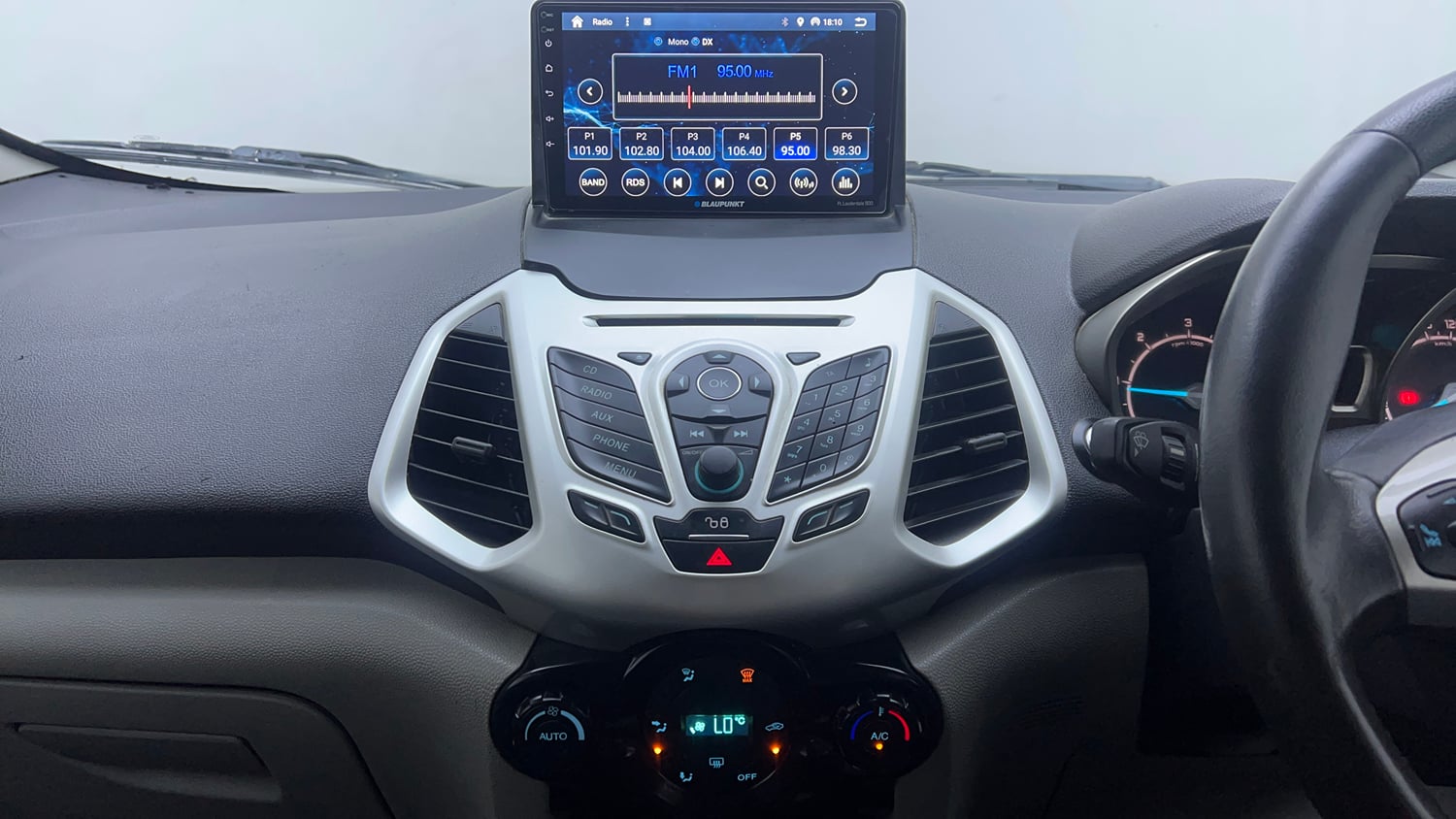 Used 2016 Ford EcoSport Titanium 1.5L TDCi Diesel Manual interior MUSIC SYSTEM & AC CONTROL VIEW