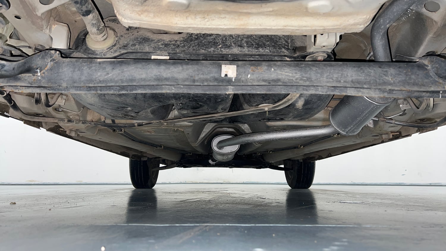 Used 2021 Maruti Suzuki S-Presso VXi Plus Petrol Manual extra REAR UNDERBODY VIEW (TAKEN FROM REAR)