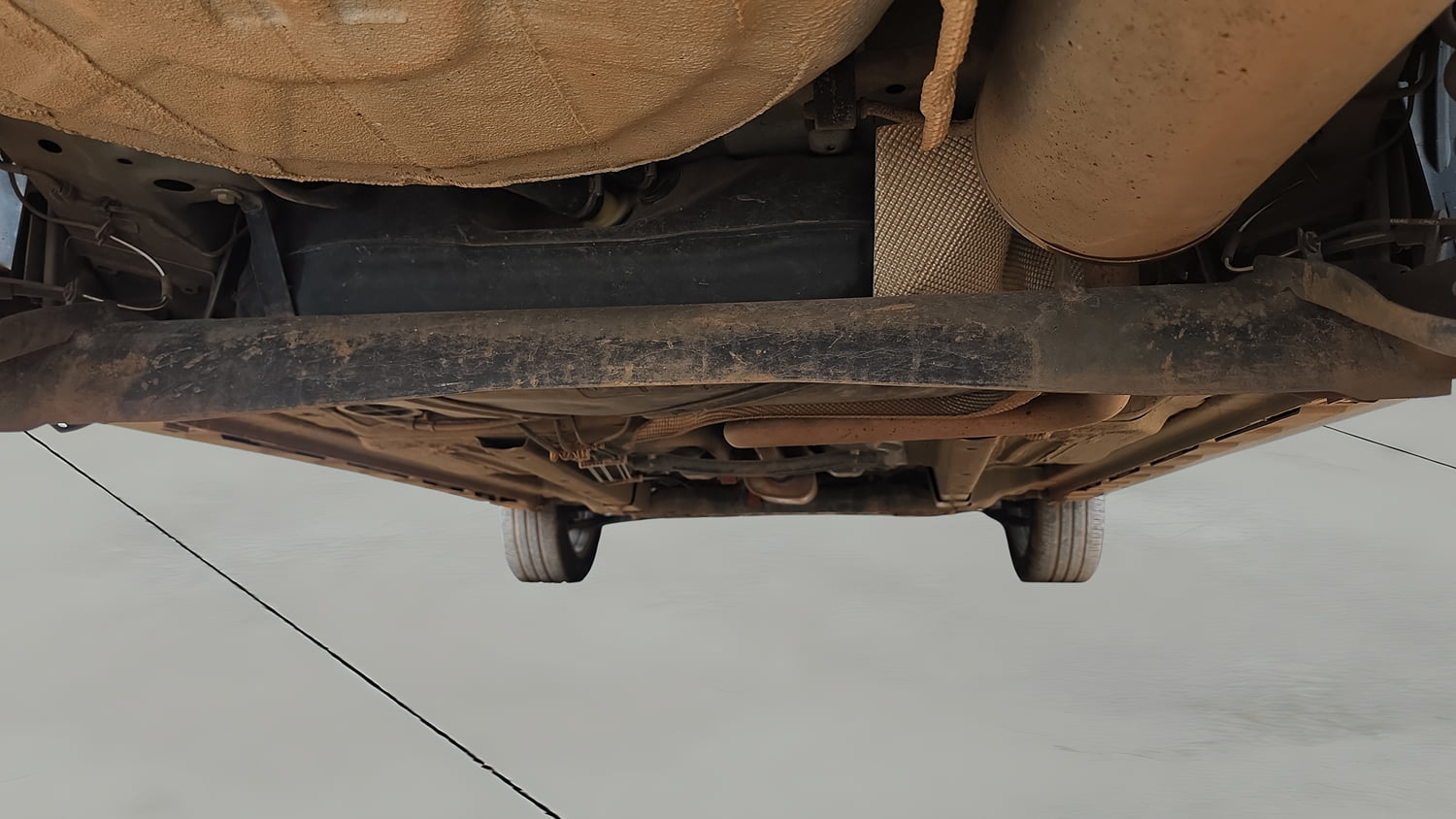 Used 2021 Ford Freestyle Titanium 1.2 Ti-VCT Petrol Manual extra REAR UNDERBODY VIEW (TAKEN FROM REAR)