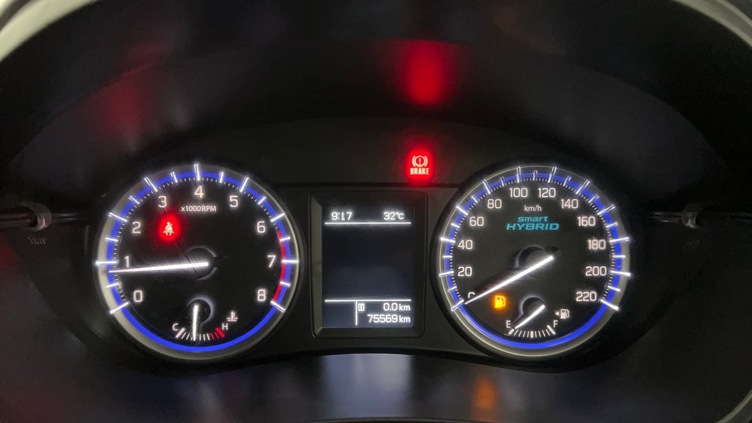 Used 2022 Maruti Suzuki S-Cross Sigma Petrol Manual interior CLUSTERMETER VIEW