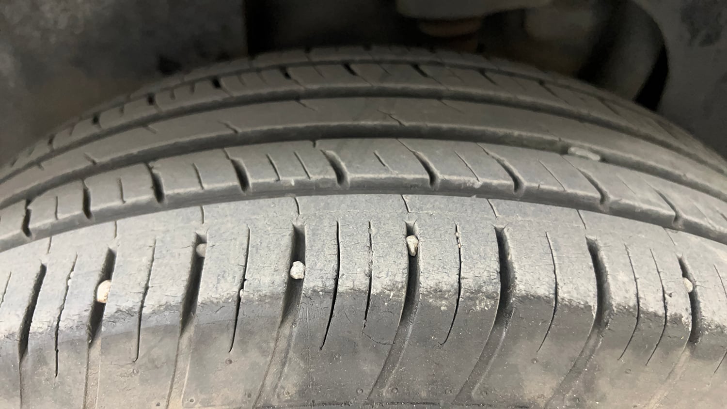Used 2021 Tata Harrier XZ Diesel Manual tyres RIGHT REAR TYRE TREAD VIEW