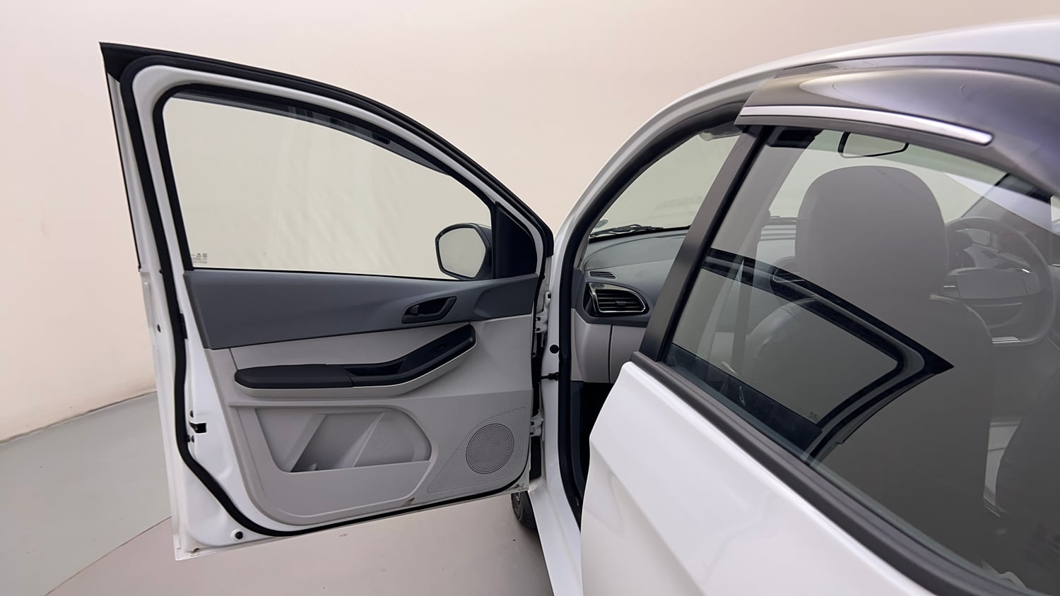 Used 2025 Tata Tiago XTA Petrol Automatic interior LEFT FRONT DOOR OPEN VIEW