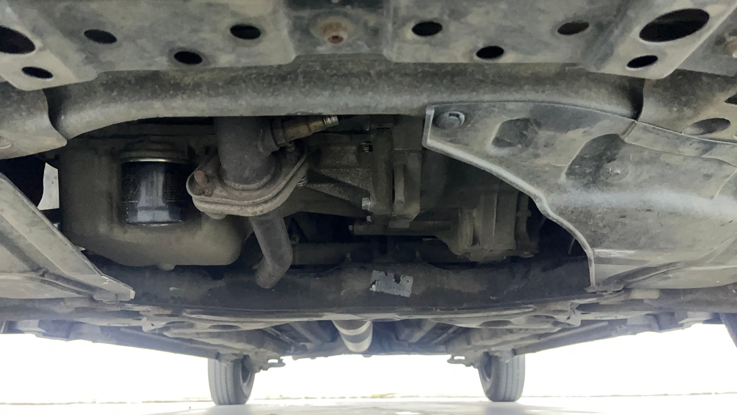 Used 2015 Maruti Suzuki Swift Dzire VXI Petrol Manual extra FRONT LEFT UNDERBODY VIEW