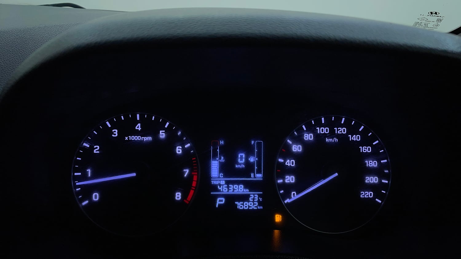 Used 2018 Hyundai Creta SX 1.6 AT Petrol Petrol Automatic interior CLUSTERMETER VIEW