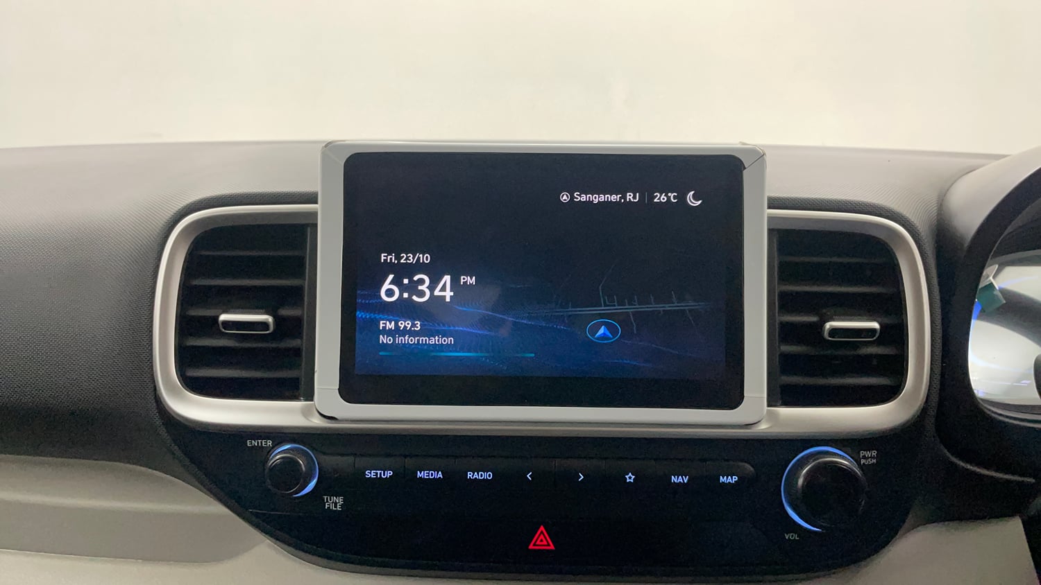 Used 2024 Hyundai Venue SX 1.2 Petrol Petrol Manual interior MUSIC SYSTEM & AC CONTROL VIEW