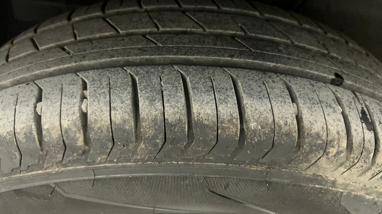 Used 2024 Tata Punch Adventure MT Petrol Manual tyres RIGHT REAR TYRE TREAD VIEW