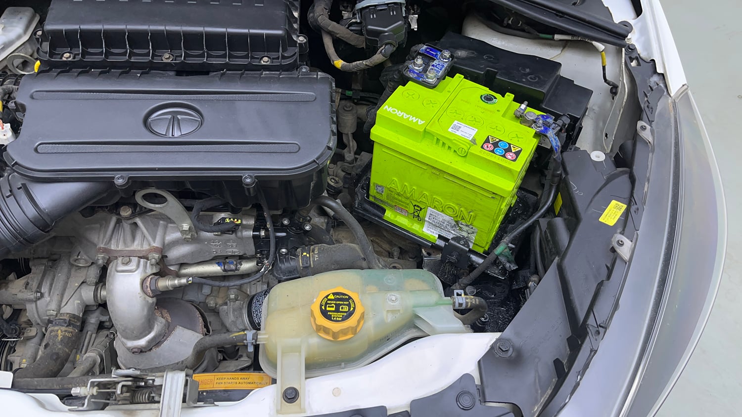 Used 2021 Tata Tiago XT Petrol Manual engine ENGINE LEFT SIDE VIEW