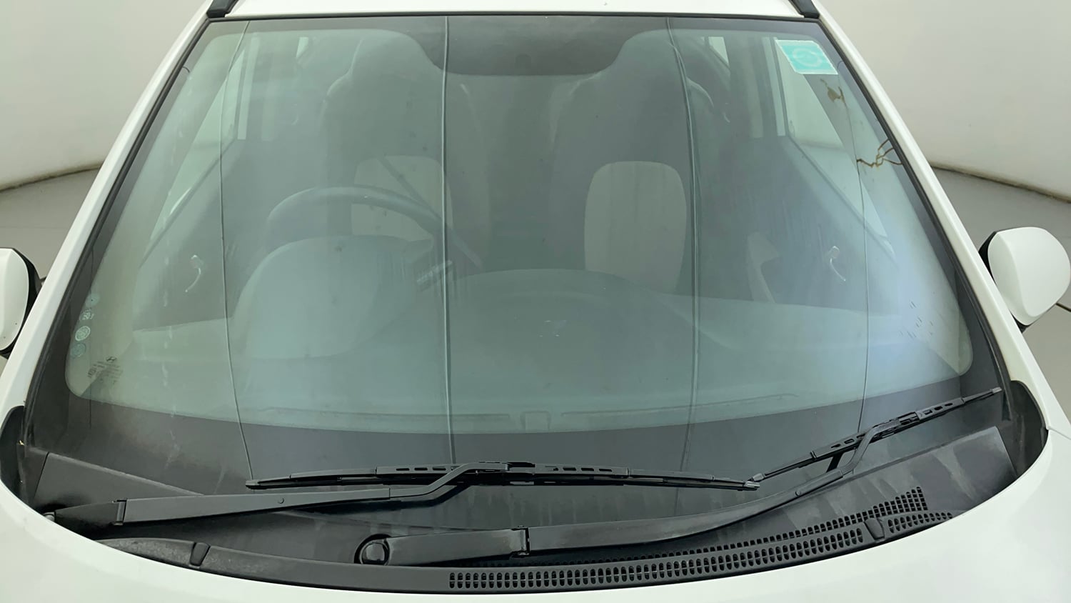 Used 2018 Hyundai Grand i10 Sportz (O) 1.2 Kappa VTVT Petrol Manual exterior FRONT WINDSHIELD VIEW