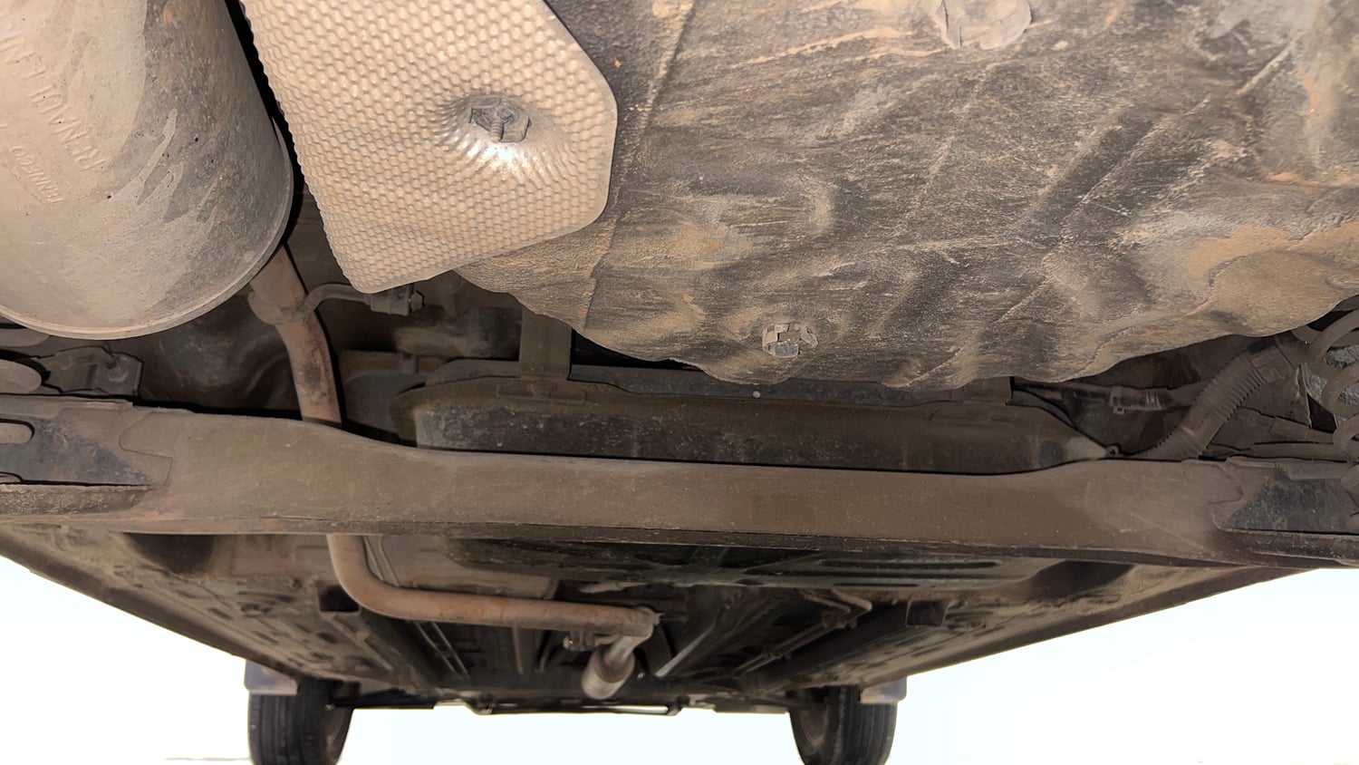 Used 2021 Renault Kiger RXZ AMT Dual Tone Petrol Automatic extra REAR UNDERBODY VIEW (TAKEN FROM REAR)
