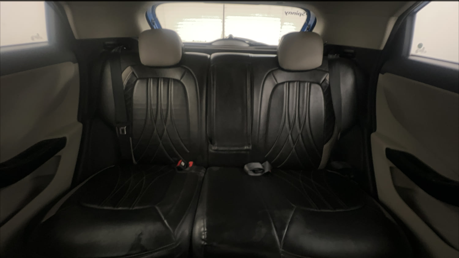 Used 2020 Tata Nexon XZA Plus (O) Dual Tone Petrol Automatic interior REAR SEAT CONDITION VIEW