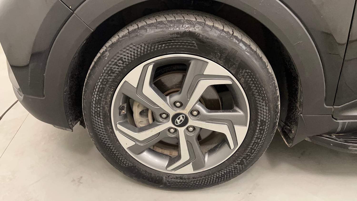 Used 2019 Hyundai Creta SX 1.6 AT Petrol Petrol Automatic tyres LEFT FRONT TYRE RIM VIEW