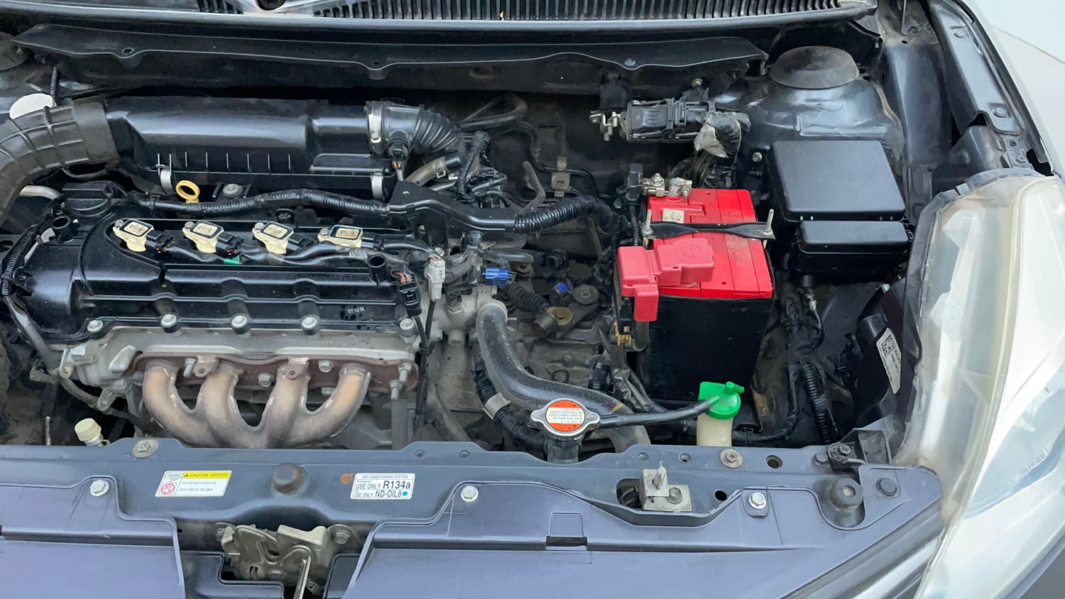 Used 2016 Maruti Suzuki Baleno Zeta 1.2 Petrol Manual engine ENGINE LEFT SIDE VIEW