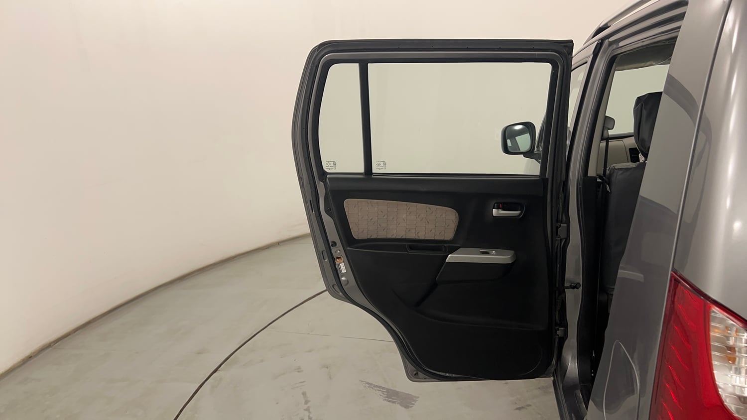 Used 2014 Maruti Suzuki Wagon R VXI Petrol Manual interior LEFT REAR DOOR OPEN VIEW