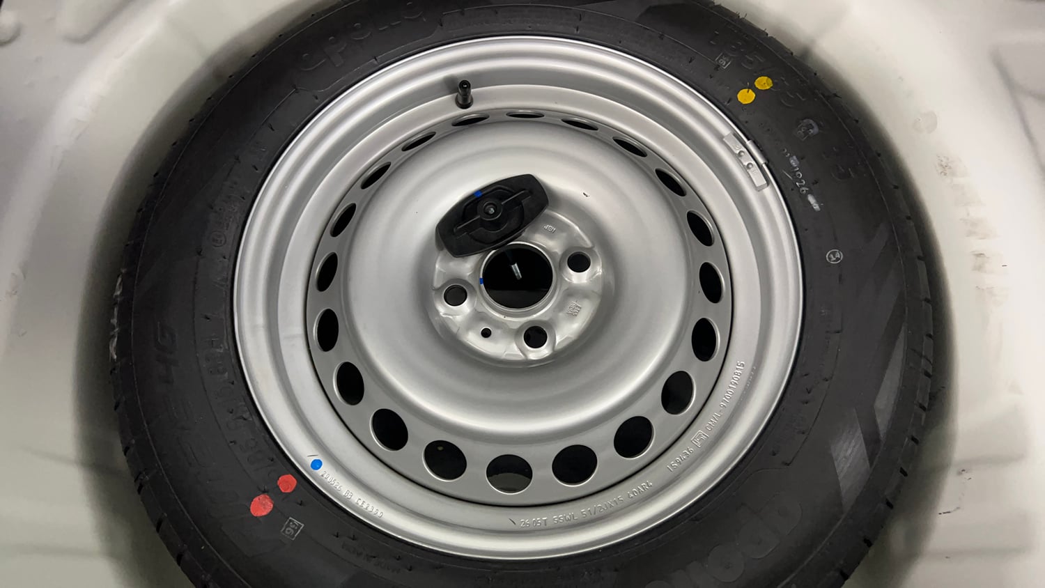 Used 2026 Maruti Suzuki Baleno Sigma MT Petrol Manual tyres SPARE TYRE VIEW