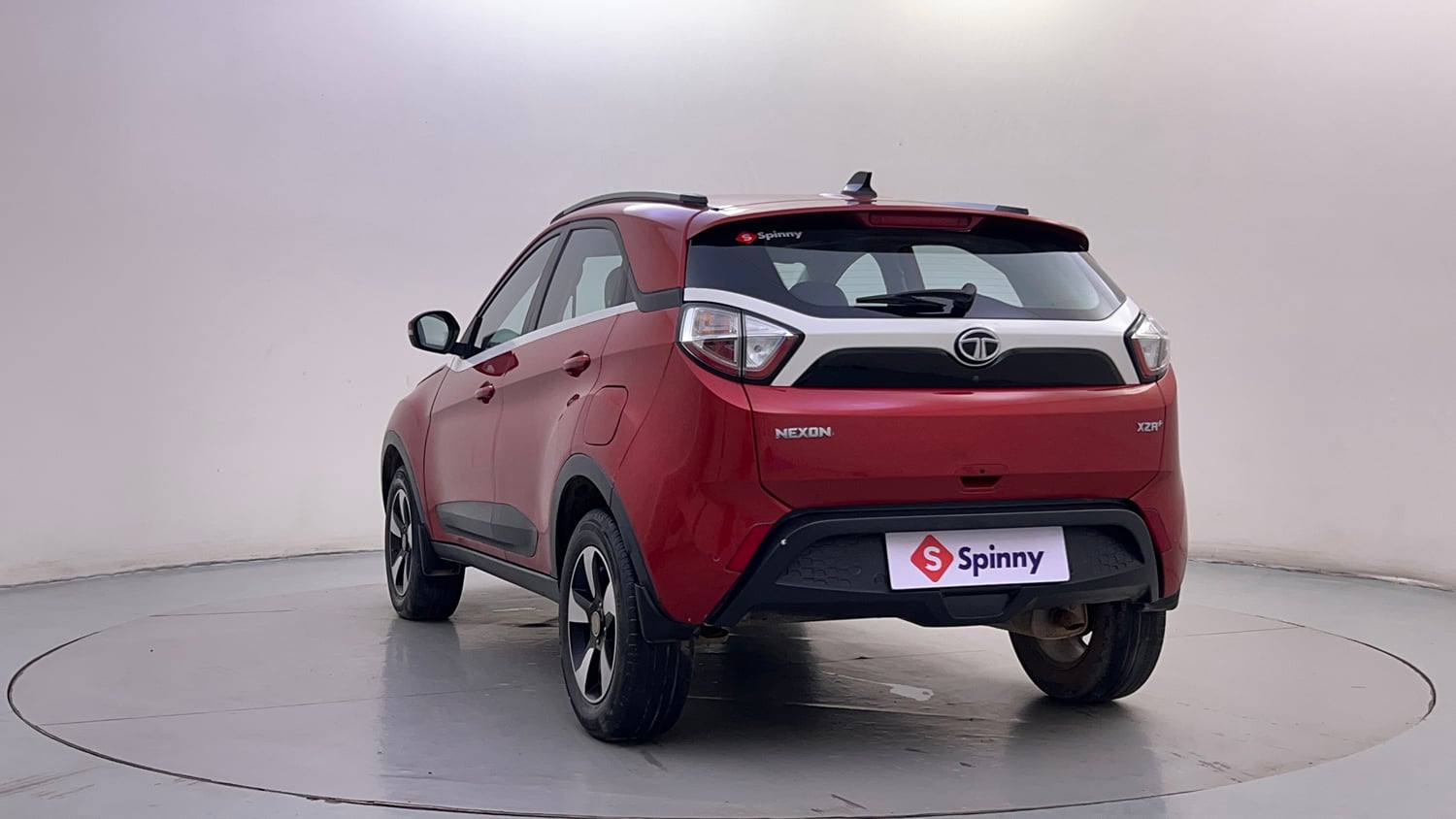 Used 2019 Tata Nexon XZA Plus Petrol Petrol Automatic exterior LEFT REAR CORNER VIEW