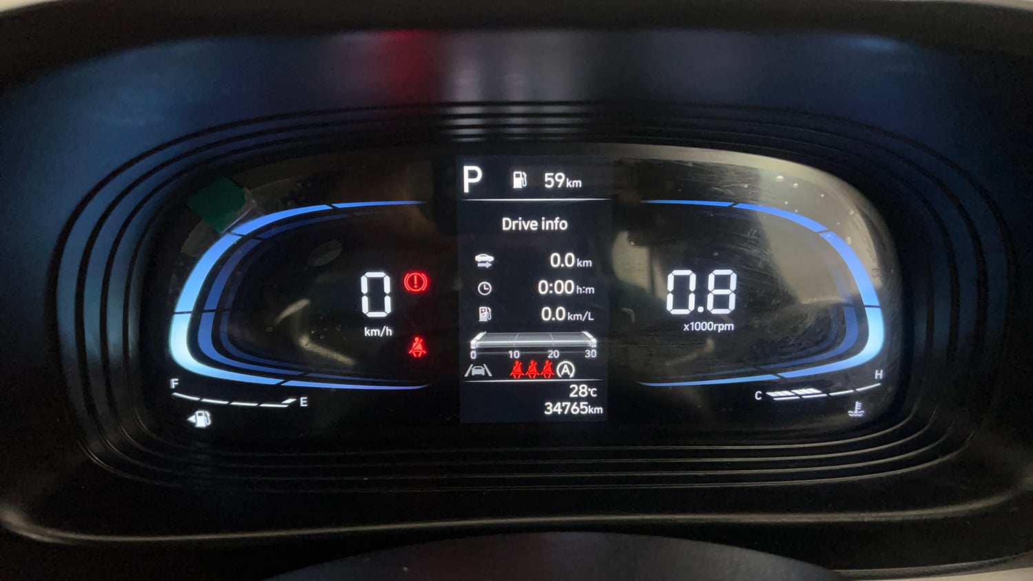 Used 2024 Hyundai Venue SX (O) 1.0 Turbo DCT Petrol Automatic interior CLUSTERMETER VIEW
