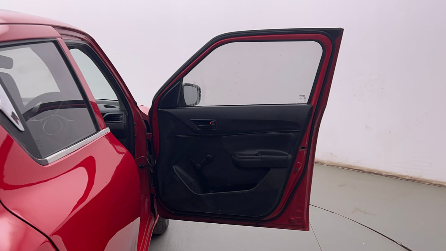 Used 2018 Maruti Suzuki Swift LXi Petrol Manual interior RIGHT FRONT DOOR OPEN VIEW