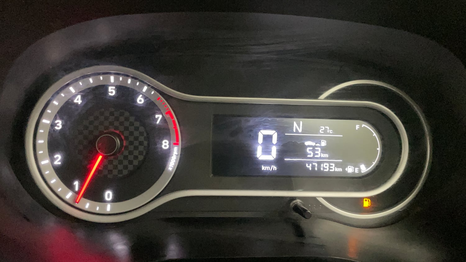 Used 2021 Hyundai Grand i10 Nios Sportz AMT 1.2 Kappa VTVT Petrol Automatic interior CLUSTERMETER VIEW