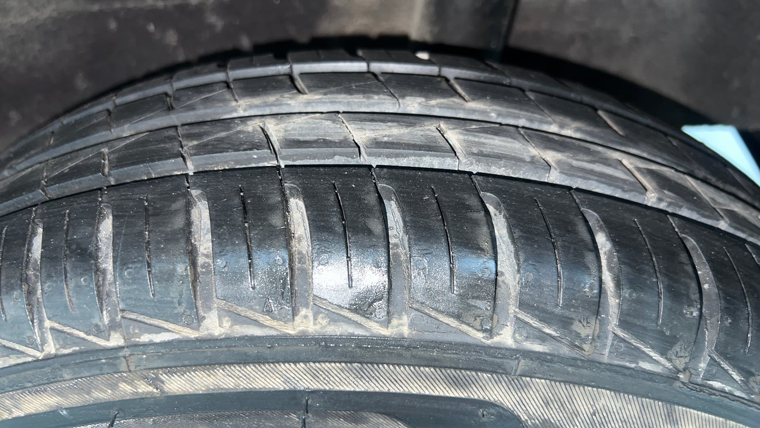 Used 2021 Datsun Redi-GO A Petrol Manual tyres LEFT REAR TYRE TREAD VIEW