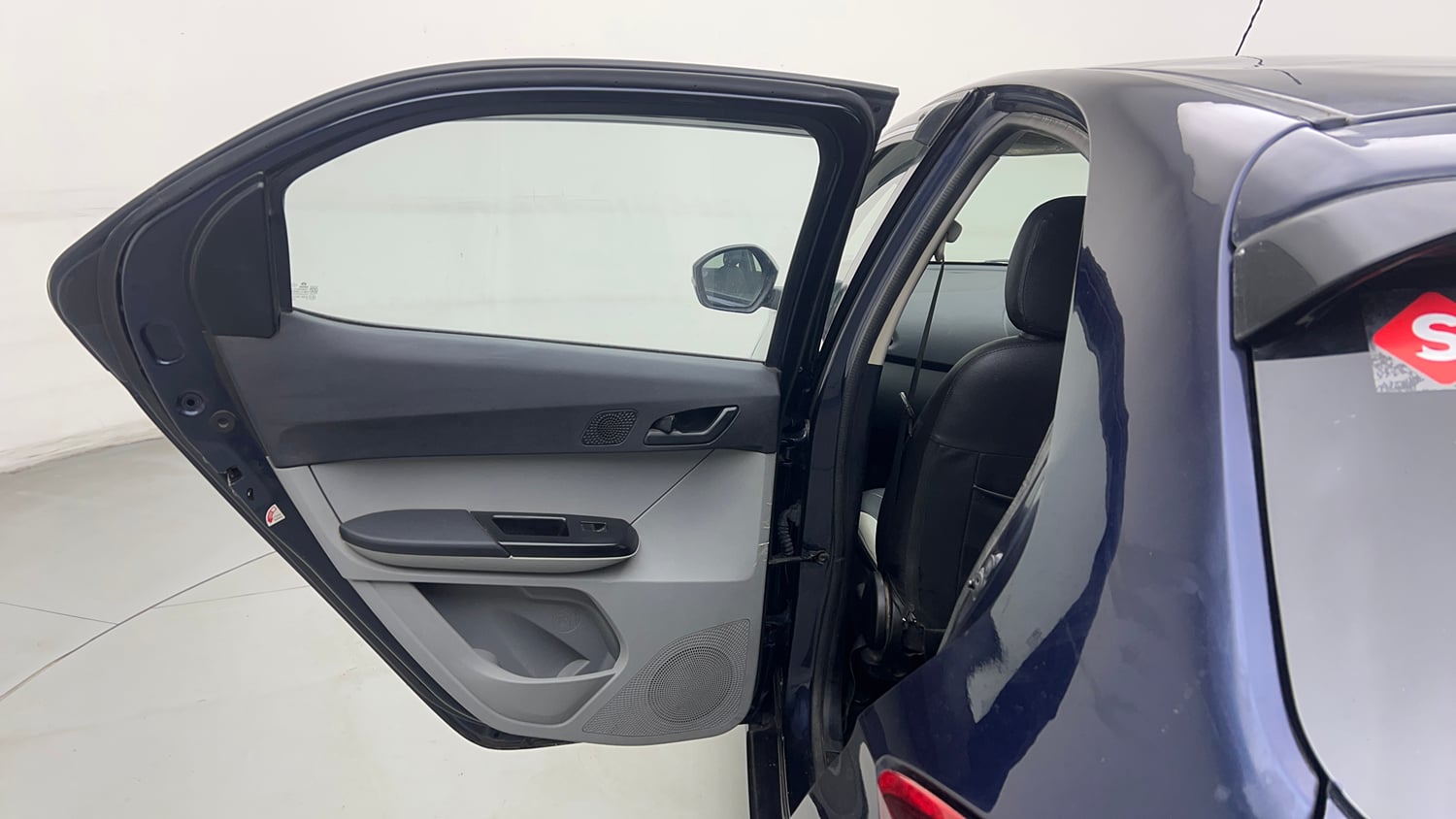 Used 2021 Tata Tiago XZ CNG( Outside Fitted ) Cng Manual interior LEFT REAR DOOR OPEN VIEW