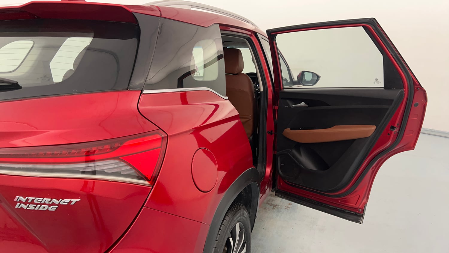 Used 2020 MG Motors Hector Plus Sharp 2.0 Diesel Diesel Manual interior RIGHT REAR DOOR OPEN VIEW