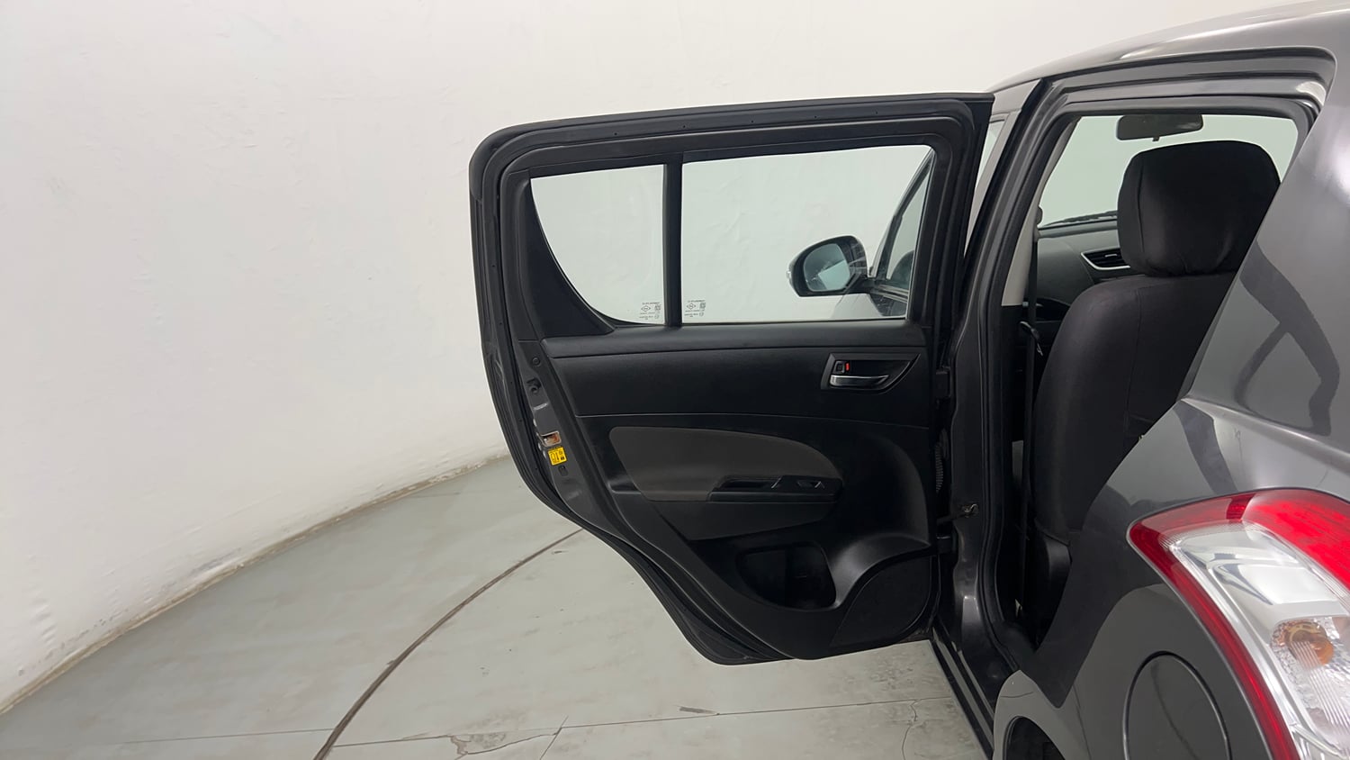 Used 2018 Maruti Suzuki Swift VXI (O) Petrol Manual interior LEFT REAR DOOR OPEN VIEW