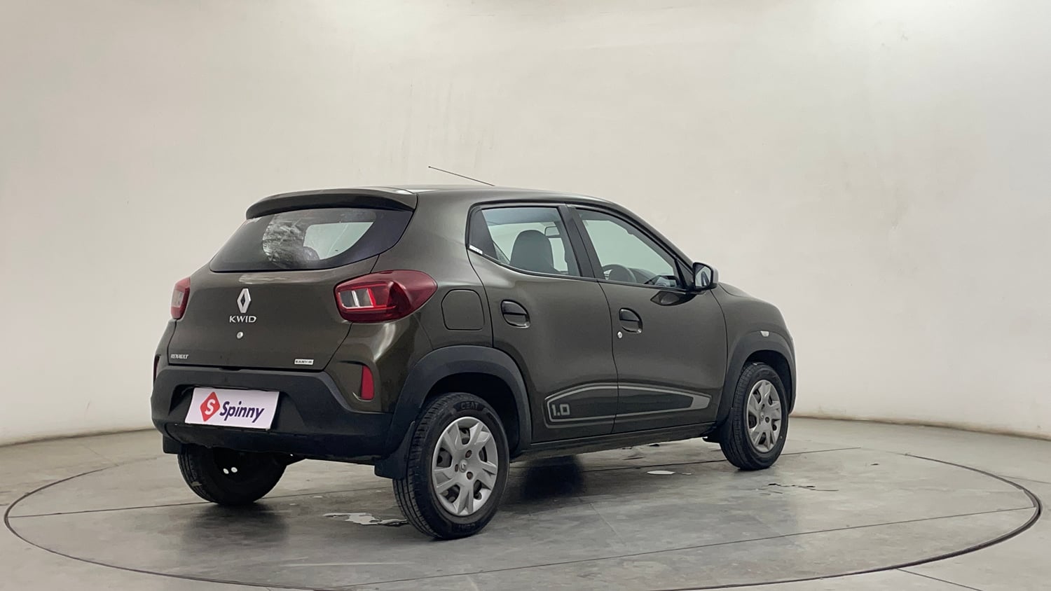 Used 2020 Renault Kwid 1.0 RXT AMT Opt Petrol Automatic exterior RIGHT REAR CORNER VIEW