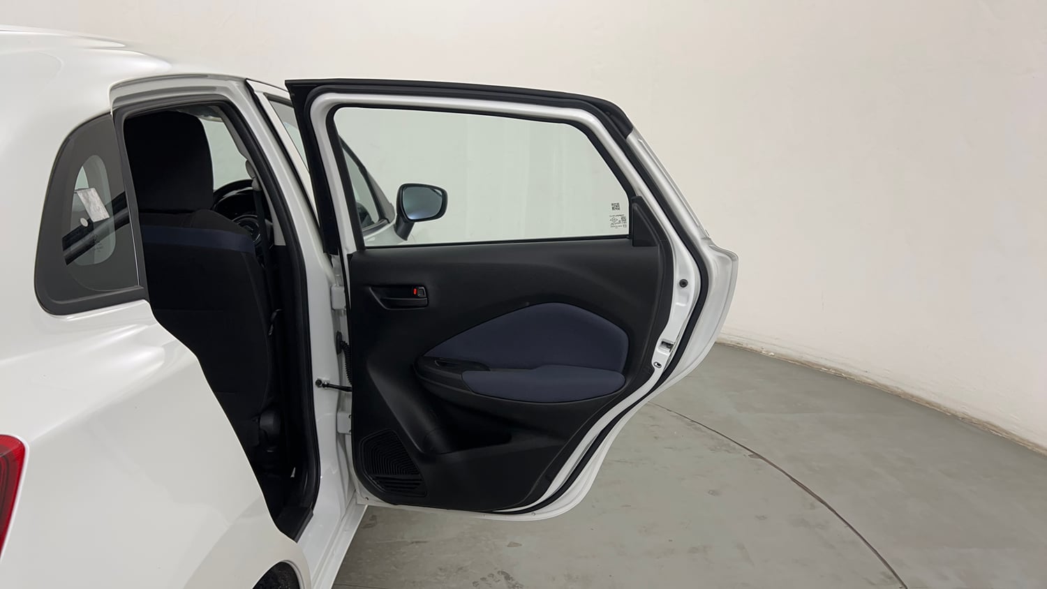 Used 2026 Maruti Suzuki Baleno Sigma MT Petrol Manual interior RIGHT REAR DOOR OPEN VIEW