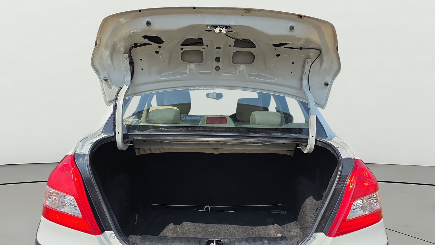 Used 2016 Maruti Suzuki Swift Dzire VXI Petrol Manual interior DICKY DOOR OPEN VIEW