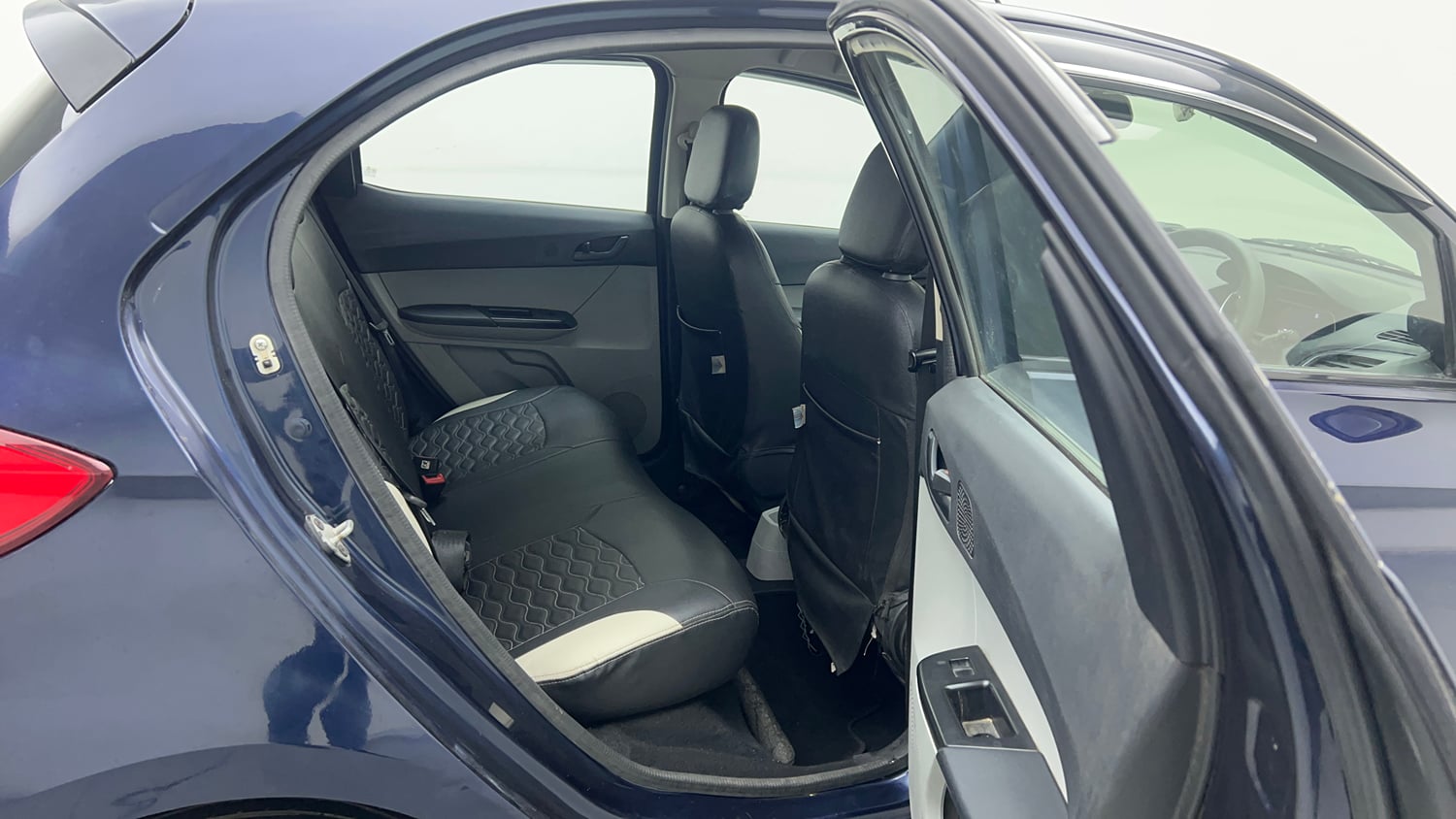 Used 2021 Tata Tiago XZ CNG( Outside Fitted ) Cng Manual interior RIGHT SIDE REAR DOOR CABIN VIEW