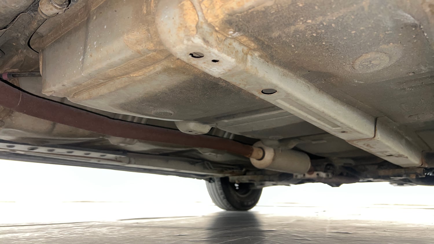 Used 2013 Hyundai i10 Sportz 1.2 Kappa2 Petrol Manual extra REAR RIGHT UNDERBODY VIEW