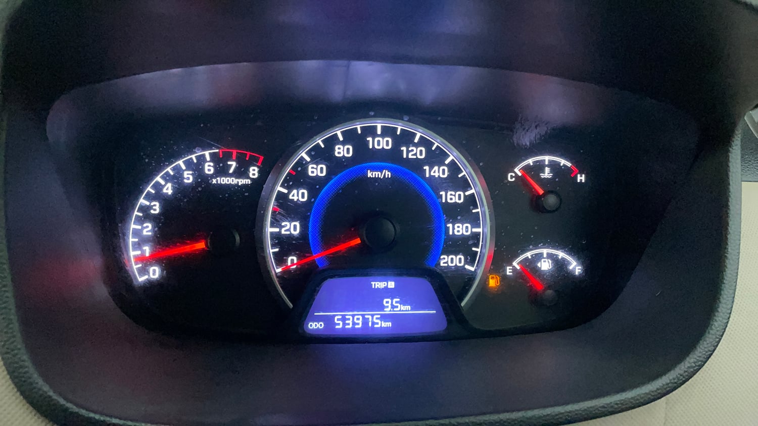 Used 2018 Hyundai Grand i10 Sportz (O) 1.2 Kappa VTVT Petrol Manual interior CLUSTERMETER VIEW