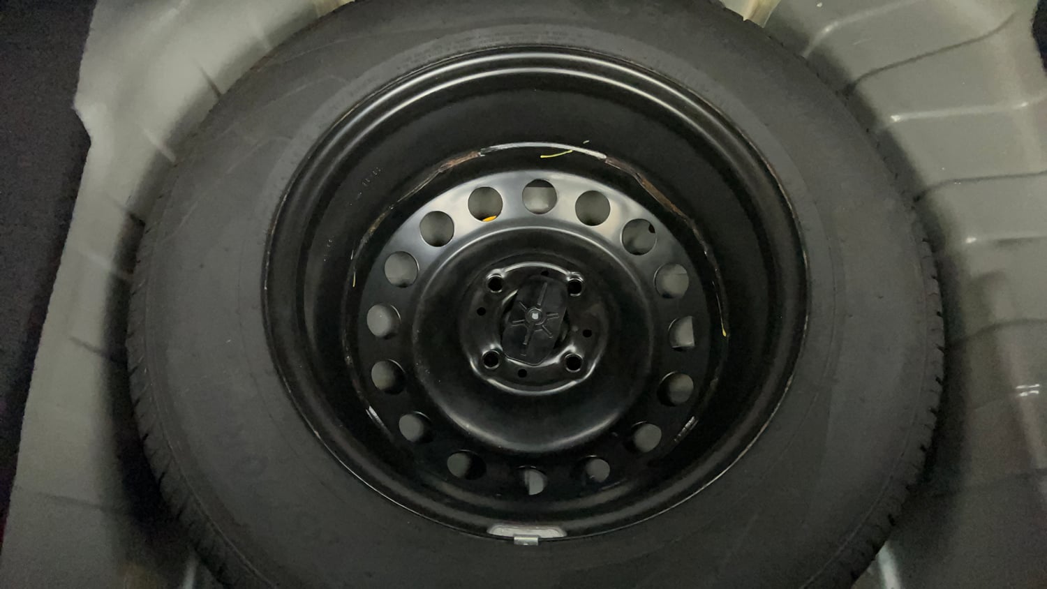 Used 2024 Tata Punch Adventure MT Petrol Manual tyres SPARE TYRE VIEW
