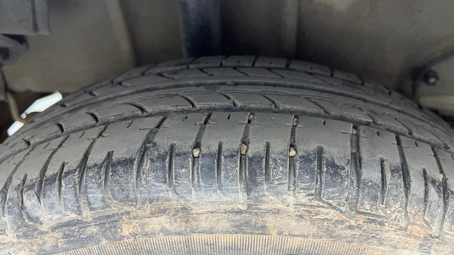 Used 2021 Tata Tiago XT Petrol Manual tyres RIGHT REAR TYRE TREAD VIEW