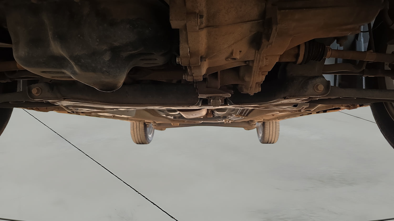 Used 2021 Ford Freestyle Titanium 1.2 Ti-VCT Petrol Manual extra FRONT LEFT UNDERBODY VIEW