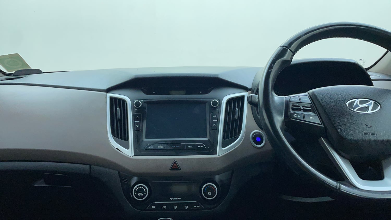 Used 2018 Hyundai Creta SX 1.6 AT Petrol Petrol Automatic interior MUSIC SYSTEM & AC CONTROL VIEW