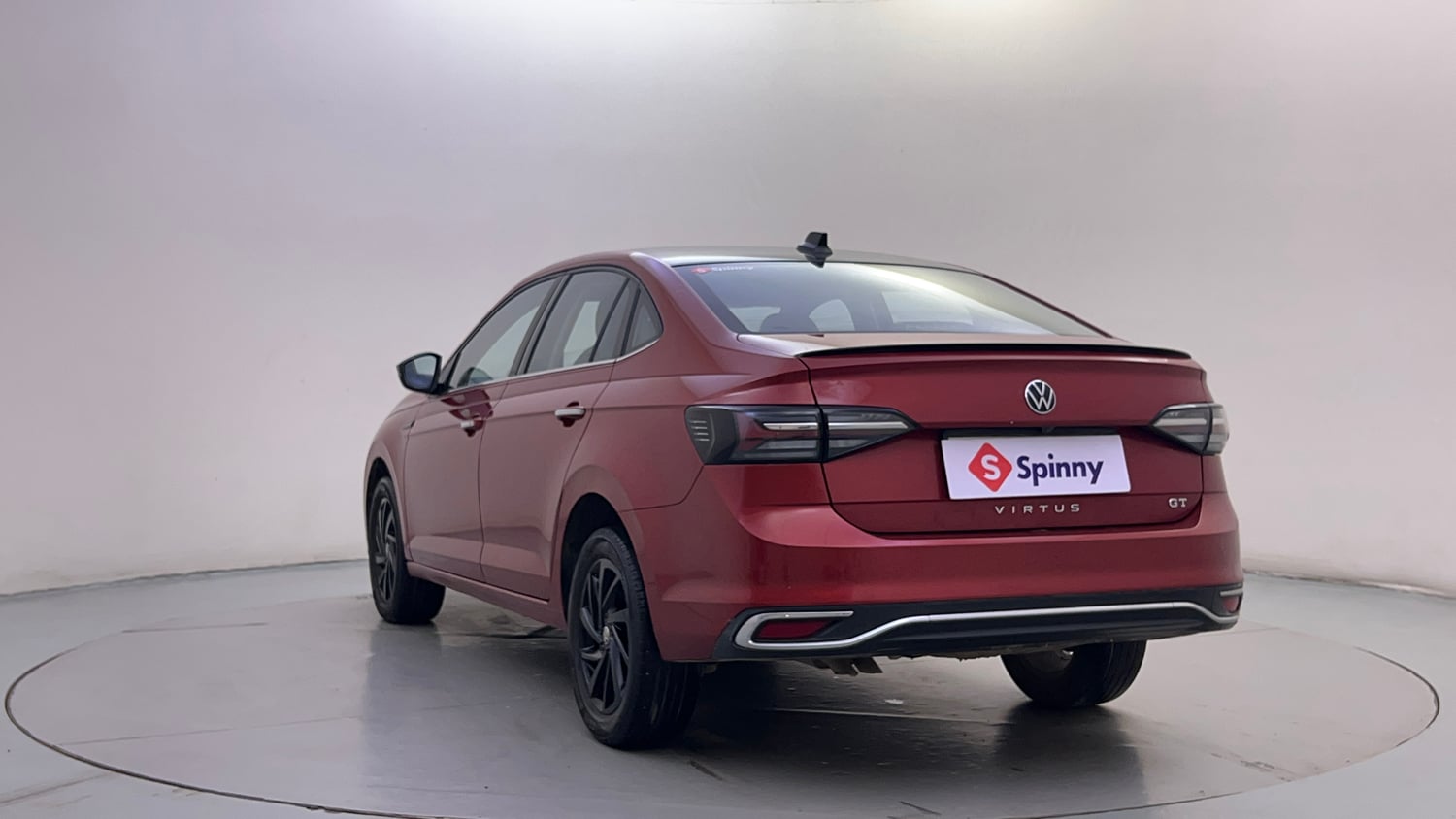 Used 2024 Volkswagen Virtus GT Plus 1.5 TSI EVO DSG Petrol Automatic exterior LEFT REAR CORNER VIEW