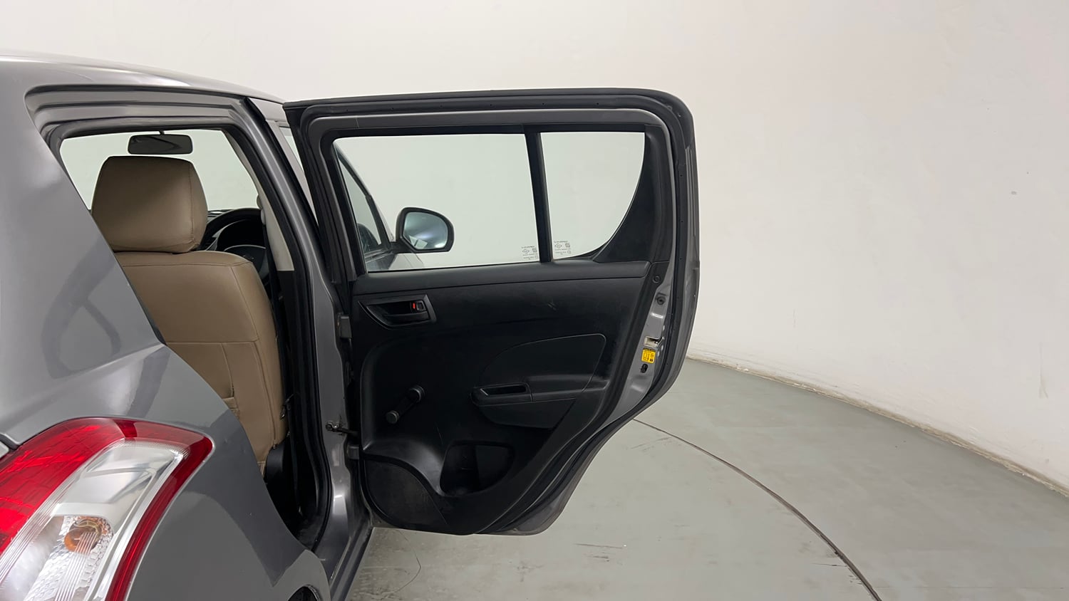 Used 2014 Maruti Suzuki Swift LXi Petrol Manual interior RIGHT REAR DOOR OPEN VIEW