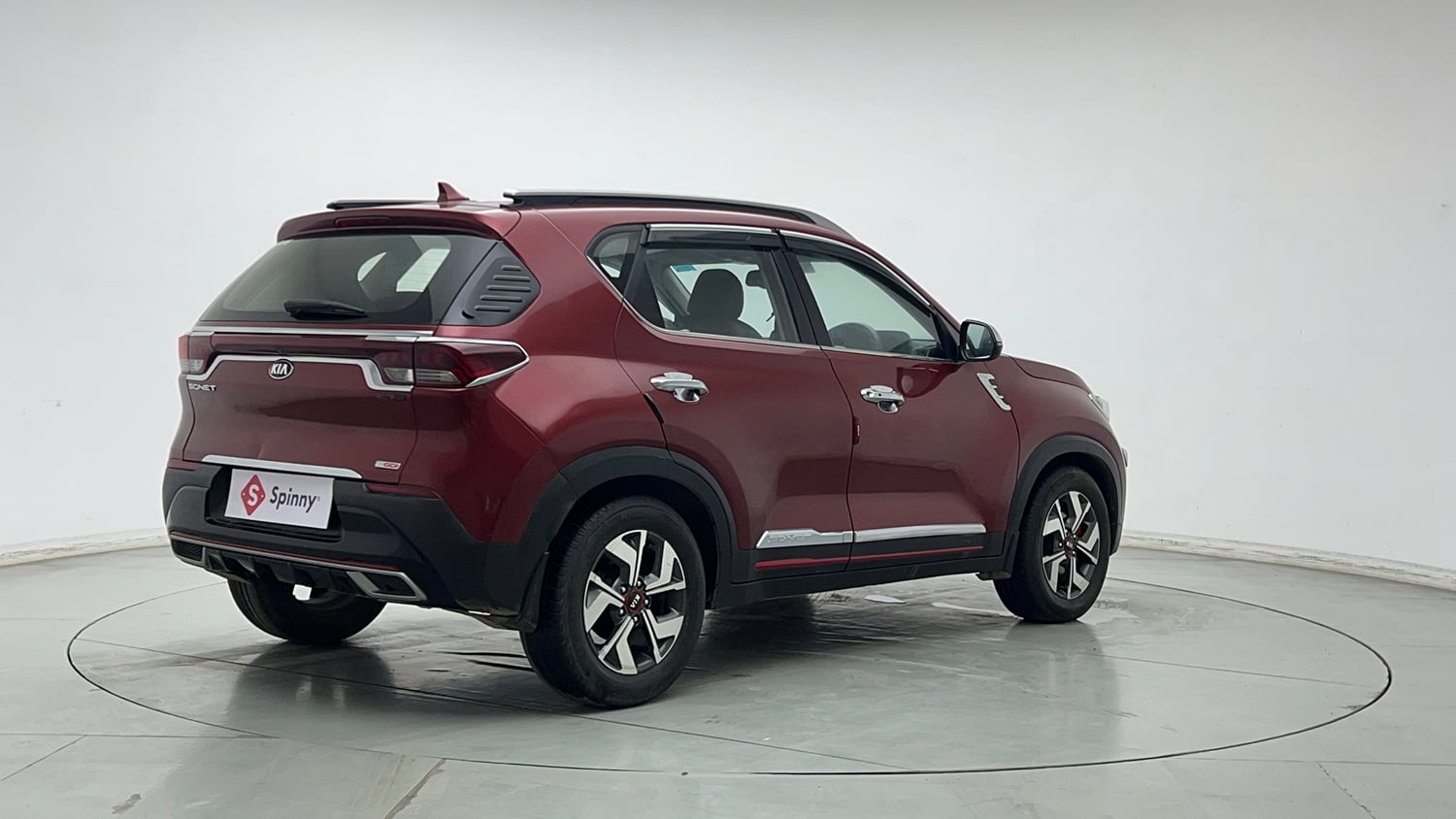 Used 2020 Kia Sonet GTX Plus 1.0 DCT Petrol Automatic exterior RIGHT REAR CORNER VIEW