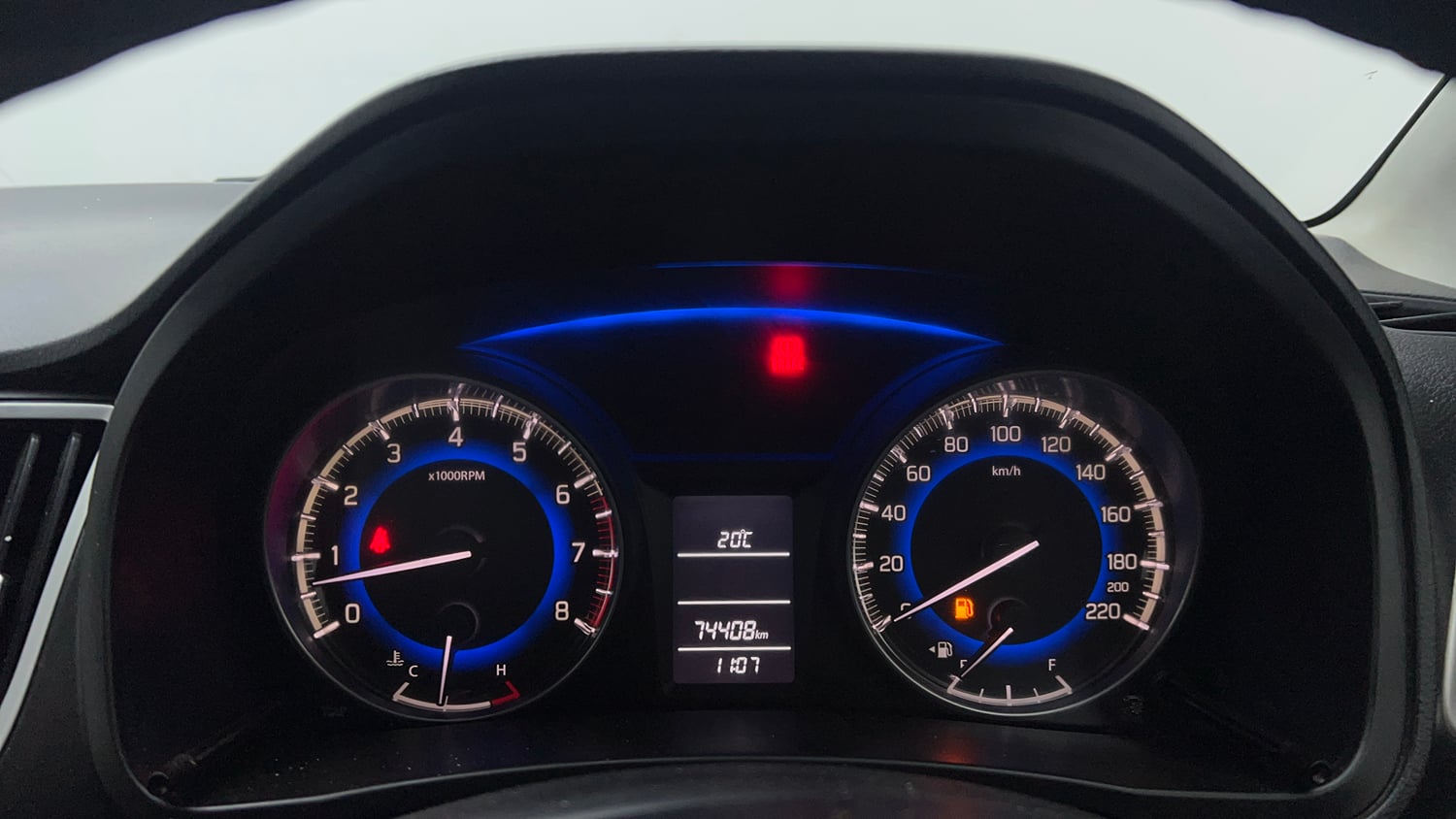 Used 2016 Maruti Suzuki Baleno Delta 1.2 Petrol Manual interior CLUSTERMETER VIEW