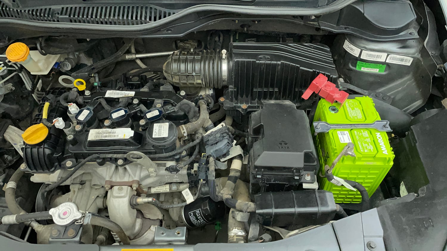 Used 2022 Tata Altroz XM Plus Petrol Petrol Manual engine ENGINE LEFT SIDE VIEW