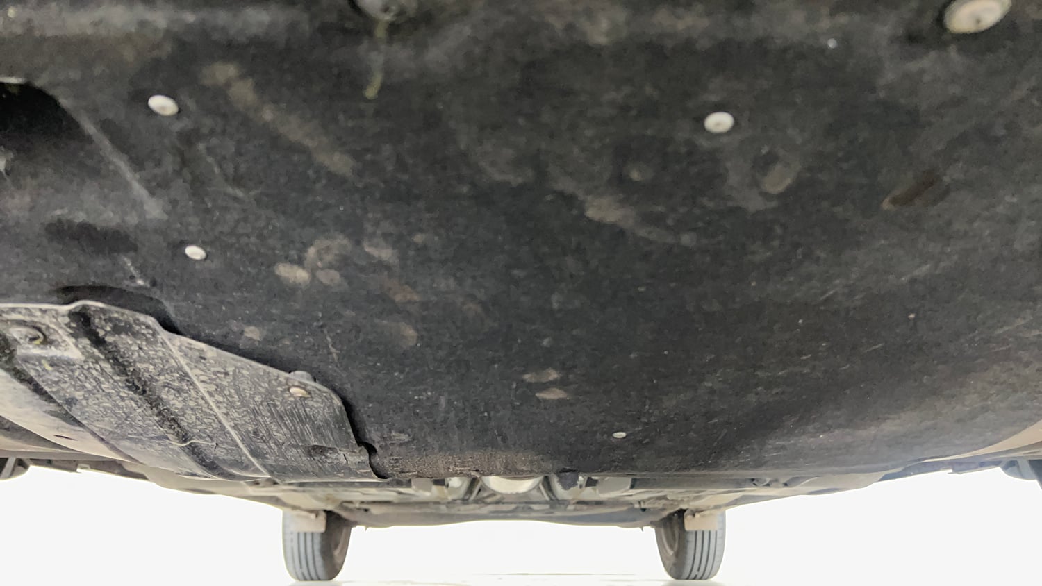 Used 2026 Maruti Suzuki Baleno Sigma MT Petrol Manual extra FRONT LEFT UNDERBODY VIEW