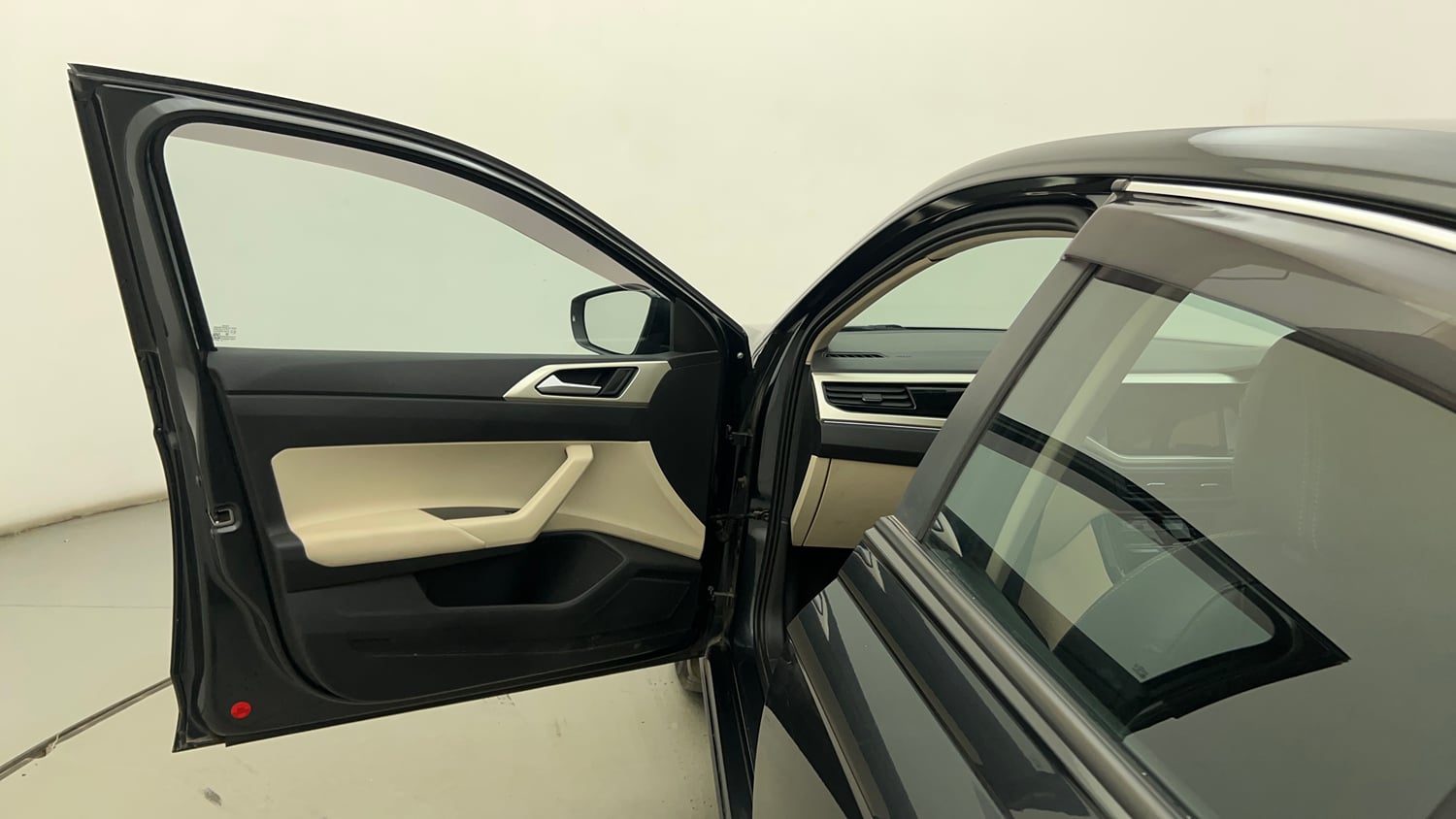 Used 2024 Volkswagen Virtus Highline 1.0 TSI MT Petrol Manual interior LEFT FRONT DOOR OPEN VIEW