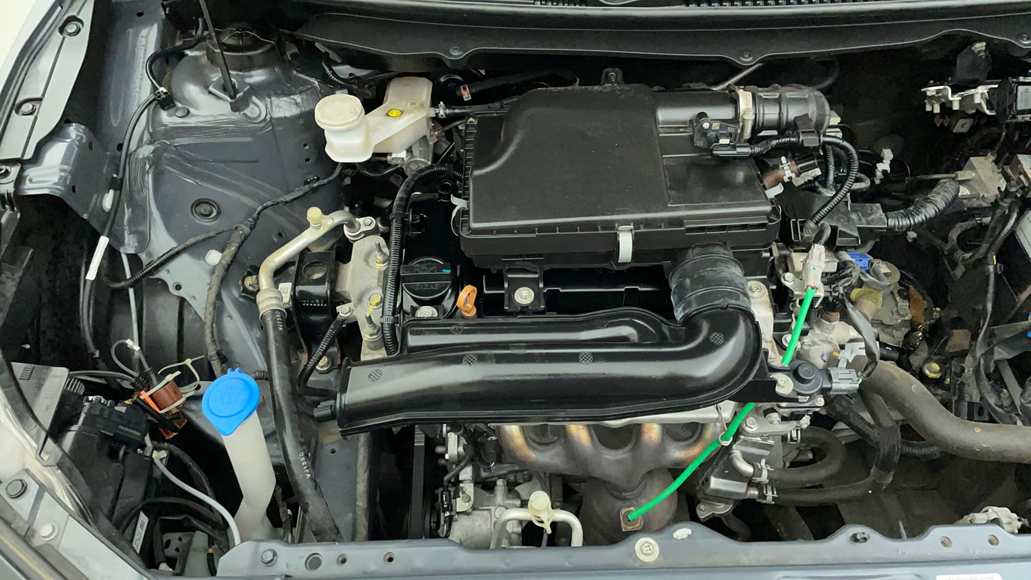 Used 2024 Maruti Suzuki Baleno Sigma MT Petrol Manual engine ENGINE RIGHT SIDE VIEW