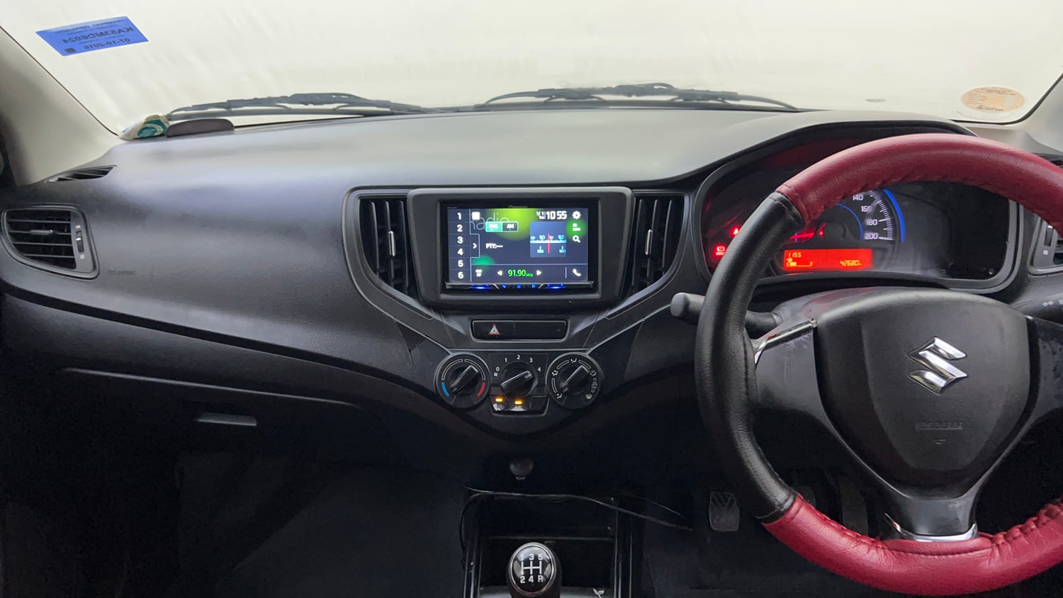 Used 2016 Maruti Suzuki Baleno Sigma 1.2 Petrol Manual interior MUSIC SYSTEM & AC CONTROL VIEW