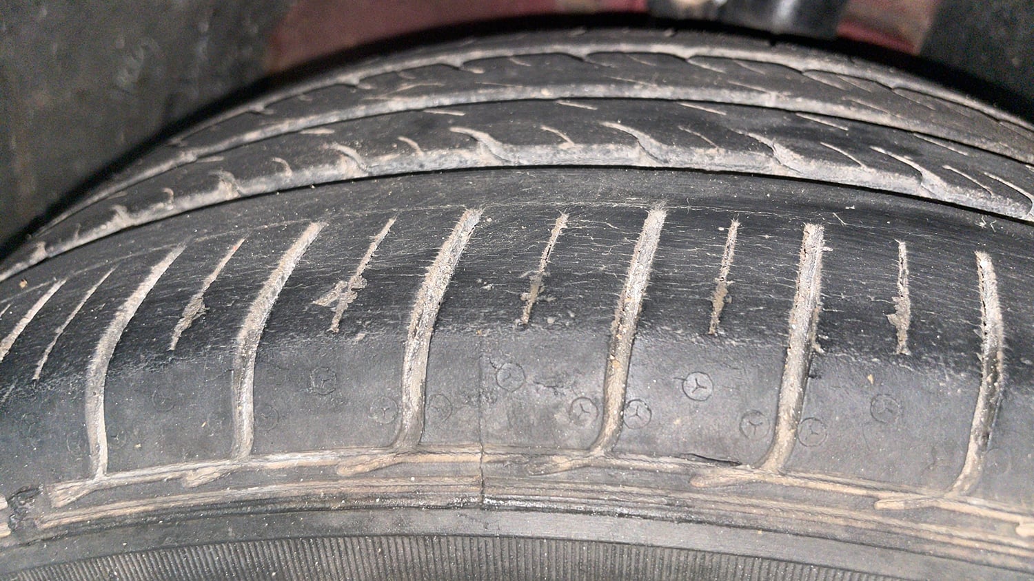 Used 2021 Ford Freestyle Titanium Plus 1.2 Ti-VCT Petrol Manual tyres RIGHT FRONT TYRE TREAD VIEW