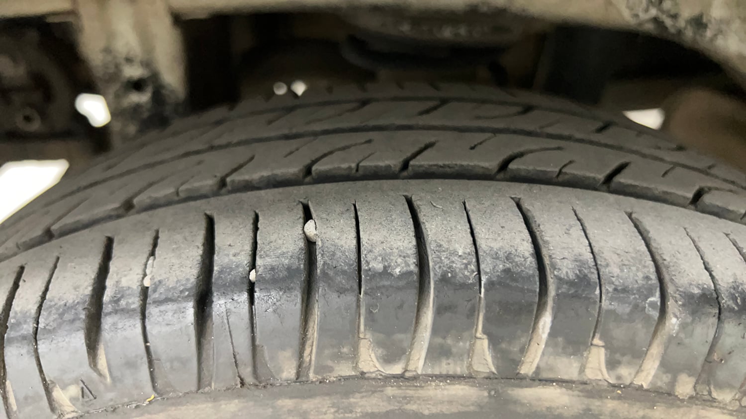 Used 2015 Maruti Suzuki Alto K10 VXi Petrol Manual tyres RIGHT REAR TYRE TREAD VIEW